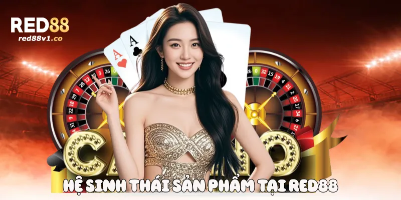 Hệ sinh thái sản phẩm tại Red88
