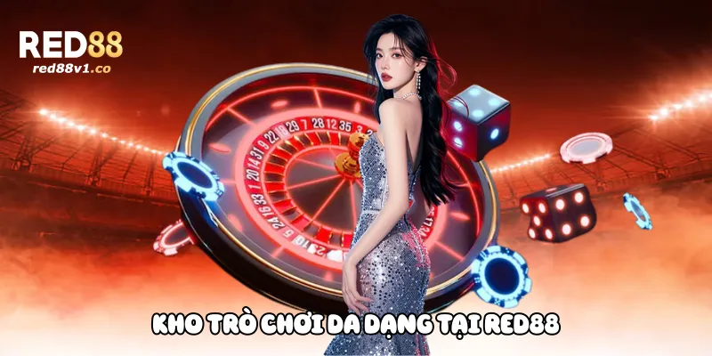 Kho trò chơi da dạng tại Red88